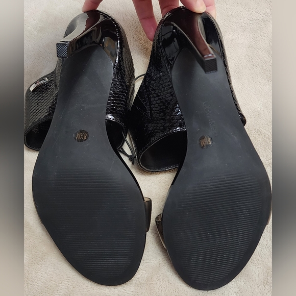 CALVIN KLEIN high Heels in color black,  US 8.5,  NEW - Picture 8 of 10